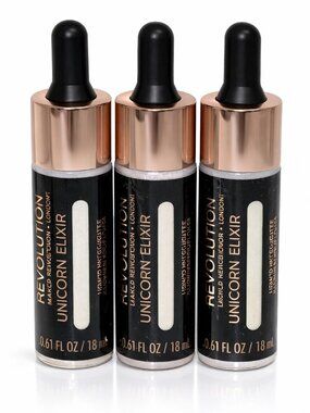 Revolution Liquid Highlighter Unicorn Elixir 3 Pack